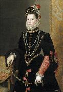 Juan Pantoja de la Cruz third wife of Philip II oil painting